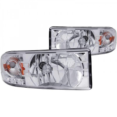 Ram 1994-2002 Chrome Crystal Headlights Anzo 111206